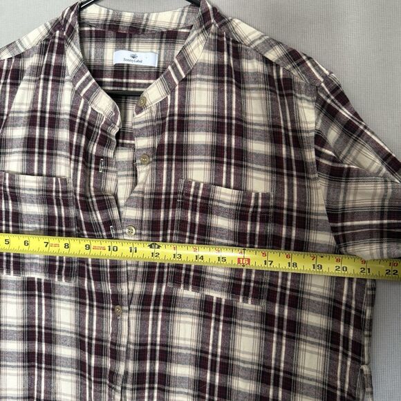 URBAN RESEARCH Flannel Shirt Dress Free Size Sonny Label Plaid Womens Button Dow - Picture 9 of 13